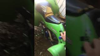 Rev limiter kawasaki fourwheeling cleetusmcfarland subscribe [upl. by Anilag]