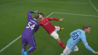 عندما تتحول لعبة فيفا 18الى لعبة مصارعة WWE 🤣🤣🤣  افضل اللقطات المضحكة في لعبة FIFA 18 [upl. by Einram]