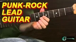 GUITAR STYLES Punk Rock Lead Guitar Concepts [upl. by Anwat205]