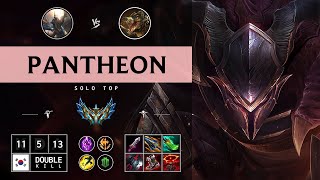 Pantheon Top vs Renekton Dominating  KR Challenger Patch 1415 [upl. by Benson]