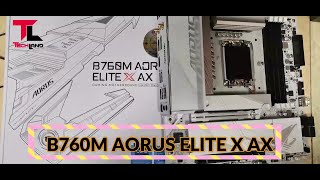 DDR5 Gaming 14th Gen Gigabyte B760M AORUS ELITE X AX white Best Budget Motherboards Tech Land [upl. by Kared]