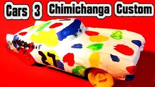 Pixar Cars 3 Custom Chimichanga Demolition Derby Crazy 8 Car with Primer Lightning McQueen Cars [upl. by Htebesile]