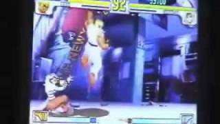 Street Fighter III 本世紀最精彩大戰  Justin 春麗 vs Daigo梅原 Ken [upl. by Fording]