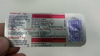 Valtoval 1g Tablets  Valacyclovir 1000mg Tablet  Valtoval 1g Tablet Uses Side effects Review Hindi [upl. by Anigroeg]