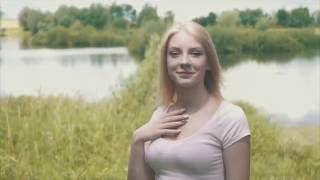 pretty young blonde girl slow motion [upl. by Anirbes]