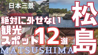 【松島観光】絶対に外せないおすすめ観光スポット12選 旅行に行く前に見ておきたい人気スポットを紹介します！宮城県仙台観光MatsushimaMiyagi [upl. by Tnecnivleahcim276]