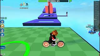 Obby but Youre On a Bike  World 9 Walkthrough New Version [upl. by Acassej]