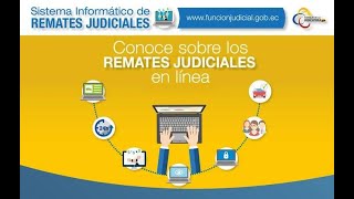 Remates Judiciales en Ecuador [upl. by Narhet]