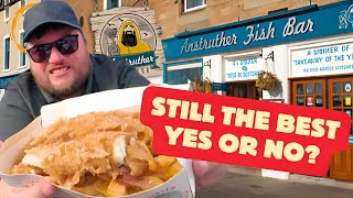 I Try Anstruther Fish Bar VOTED BEST Fish amp Chips in the UK [upl. by Ahseela]