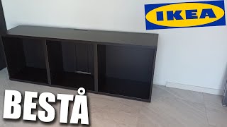 IKEA BESTA  cabinet base TV installation  montage meuble caisson bas [upl. by Franckot]