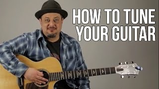 How to Tune Your Guitar For Beginners [upl. by Refinne]