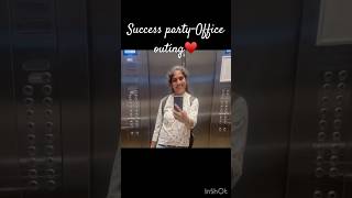 Office party♥️ youtubeshortsminivlogkannadavlog [upl. by Anilec]