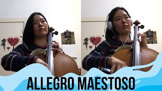 Allegro Maestoso water music  Handel cello version [upl. by Drofniw]