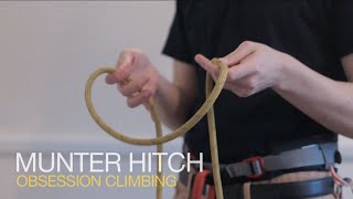 Climbing tips Munter Hitch EMERGENCY belayrappel [upl. by Thibaud]