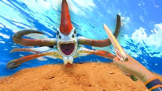 Killing Every Leviathan In Subnautica [upl. by Naux]