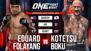 Eduard Folayang vs Kotetsu Boku  Full Fight Replay [upl. by Dugaid]