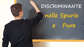 Discriminante nelle SPURIE e PURE [upl. by Trish]