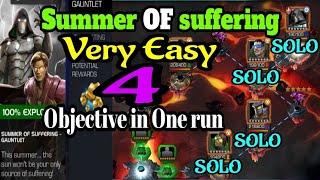 Mcoc Summer of suffering final part 4 objective in one run [upl. by Gerti]