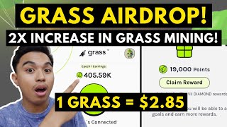 GRASS 2X INCREASE IN MINING TUTORIAL I STEP BY STEP ON MINING GRASS I GRASS MINING TOKEN [upl. by Leitman]