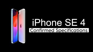 iPhone SE 4 Confirmed Specifications 🔥🔥🔥 [upl. by Goldie]