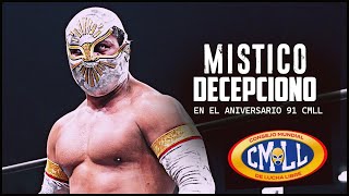 MISTICO DECEPCIONA en EL ANIVERSARIO 91 CMLL  HECHICERO ES LA MERA REATA SE LO MERECE CRITICA [upl. by Yrogreg]