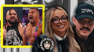 Dominik Mysterio amp Liv Morgan on Jacob Fatu amp Bron Breakker Potential Rivalry [upl. by Bowerman638]