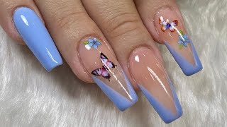 Uñas utilizando TIPS COMPLETOS  técnica APRES GEL  X [upl. by Kylstra]