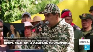 Directo a Caracas y el bloqueo a la prensa internacional previo a los comicios venezolanos [upl. by Catto404]