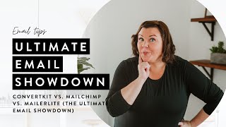 Convertkit vs Mailchimp vs MailerLite The Ultimate Email Showdown [upl. by Nell]