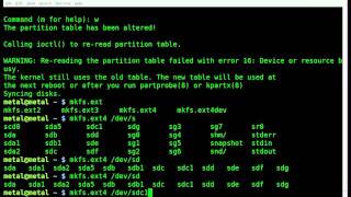 Creating and Formatting Partitions with FDISK and mkfs  BASH  Linux [upl. by Eseer655]