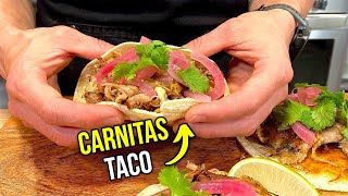 EASY Pulled Pork Tacos In Half The Time  Carnitas Instant Pot Recipe [upl. by Einor704]