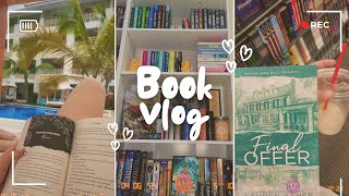 Ultimate Book Vlog new bookshelf book hauls amp current reads [upl. by Yrrap467]