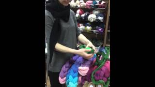 Как устроена пасма Arabelle Shawl от Skeino [upl. by Sansbury]