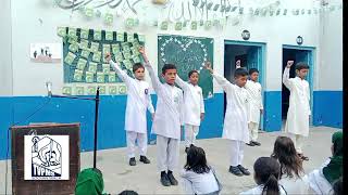 Ay Rahe Haq Ke Shaheedo  Pakistan Defence Day Tribute by 4th Grade Students TVPMSS [upl. by Enaed740]