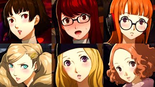 Persona 5 Royal  All Female Love Confessions [upl. by Lirva348]