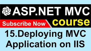 15 Deploying MVC Application on IIS  ASP NET MVC 5  CodeGPT [upl. by Ynahteb]