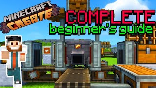 Minecraft Create Mod For Beginners  Everything you need to know to start Createing [upl. by Sibbie]