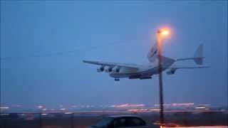 World’s largest aircraft Antonov An225 Mriyas First Landing at YYZ [upl. by Neliak]