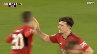 Harry Maguire Goal vs Sheffield  Man United vs Sheffield [upl. by Geralda]