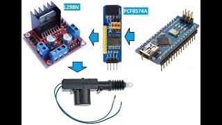 Arduino Nano  расширитель пинов  управление двигателем актуатора [upl. by Bohi]