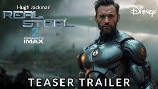 Real Steel Part 2 Trailer  Hugh Jackman Disney  2025 [upl. by Milewski123]