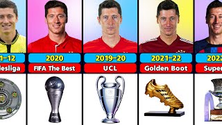 Robert Lewandowski Career All Trophies And Awards [upl. by Neveda]