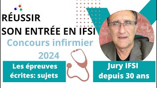 Les questions de maths Concours infirmier 2024 Inscriptions Alain Anibaldi jury IFSI [upl. by Ahsinam336]