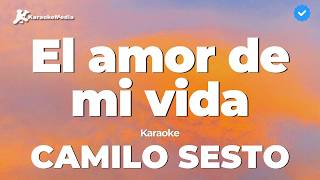 Camilo Sesto  El amor de mi vida Karaoke [upl. by Eornom]