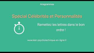 Réussir facilement les tests psychotechniques avec des Anagrammes  Réponse N°8 [upl. by Aida858]