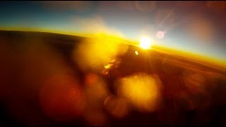 Stratos eye  Sunrise view from the stratosphere 31500 m GoPro HD AtmosphericSpace Balloon [upl. by Nahgaem]