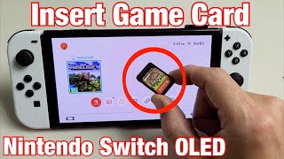 How to insert MicroSD memory card in Nintendo Switch OLED or Switch V1  V2 [upl. by Nagey]