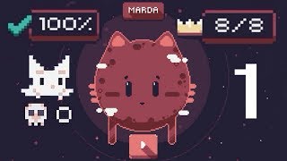 Cat Bird World 1 Marda  All Crowns 100  Gameplay Walkthrough iOSAndroid [upl. by Arotal]