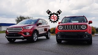 Jeep Renegade VS Ford Kuga 2017 [upl. by Orthman]