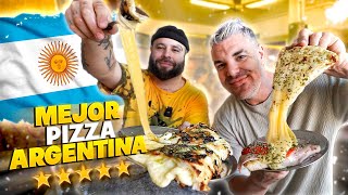 LA PIZZERÍA FAVORITA POR LOS ARGENTINOS TIENE MUCHO QUESO🍕 LA MEJOR FUGAZZETTA de ARGENTINA 🇦🇷 [upl. by Ivatts]